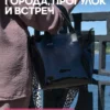 25083011_16 (4) ЖЕНСКАЯ СУМКА ПРОЗР.ТОНИРОВ. СО ВКЛАДЫШЕМ ЧЕРН 25083011
