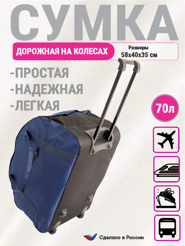 сумка на колесах